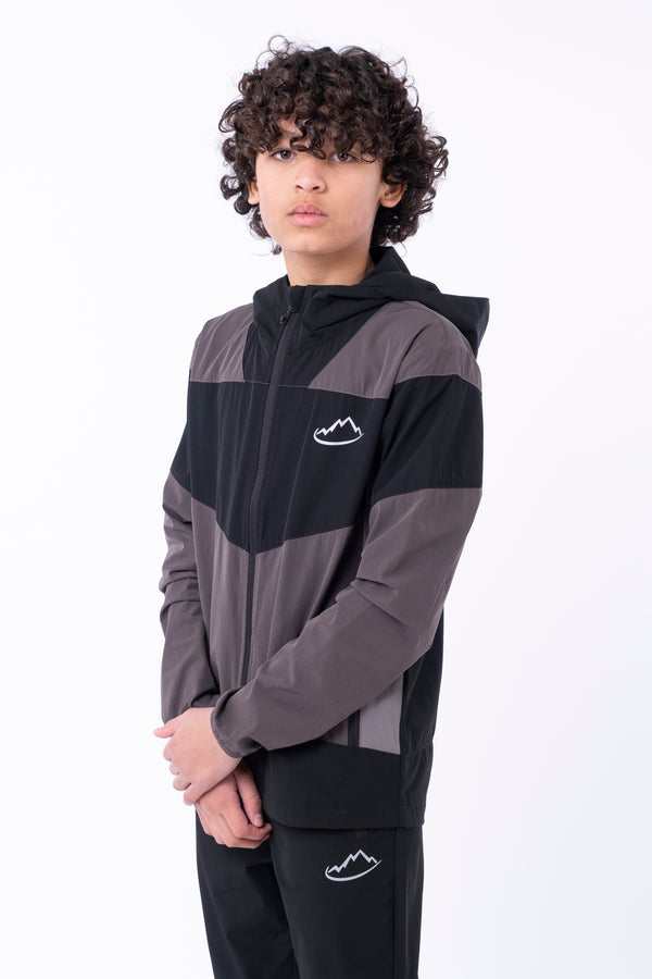 Junior Black / Grey Division Jacket