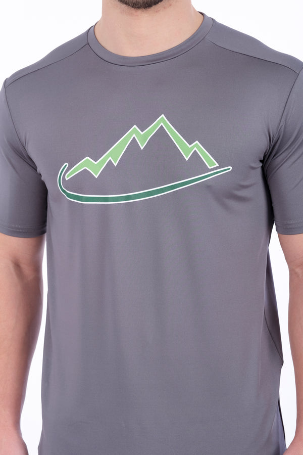 Grey Logo (Green/D.Green) T-Shirt