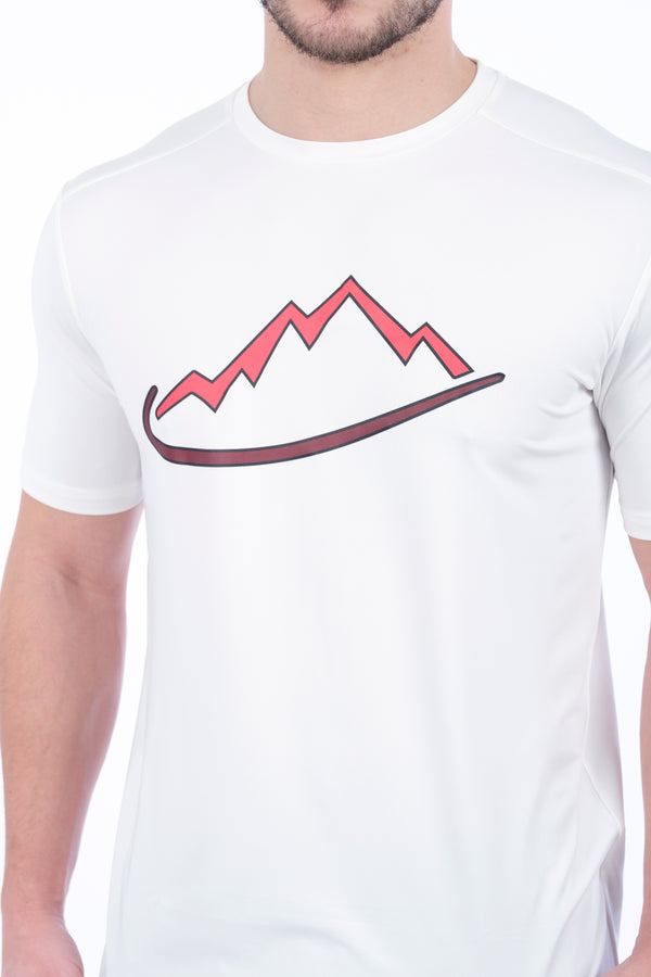 White Logo (Red/Maroon) T-Shirt