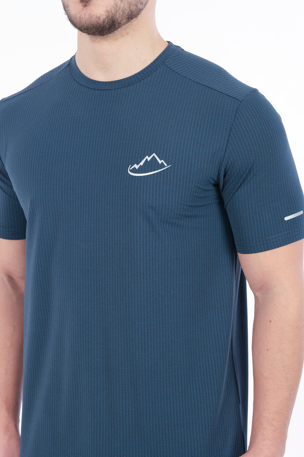 Navy Track T-Shirt