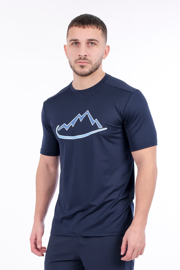 Junior Navy Logo (Blue/Sky) T-Shirt