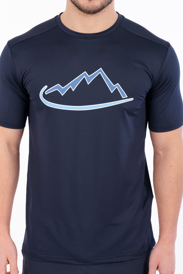 Junior Navy Logo (Blue/Sky) T-Shirt