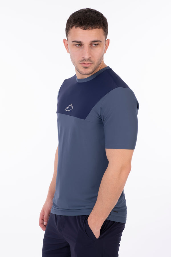 Junior Navy / Petrol Blue Hex T-Shirt