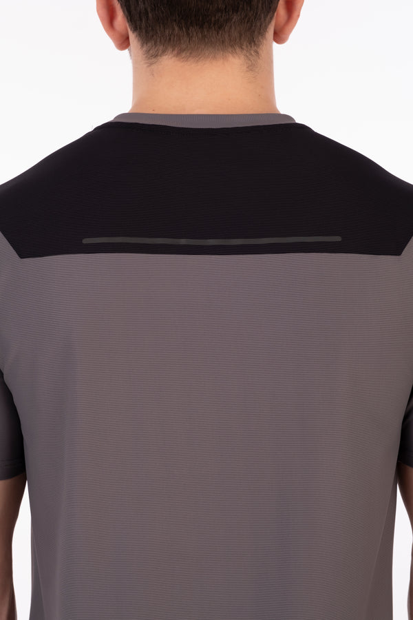 Junior Grey / Black Hex T-Shirt