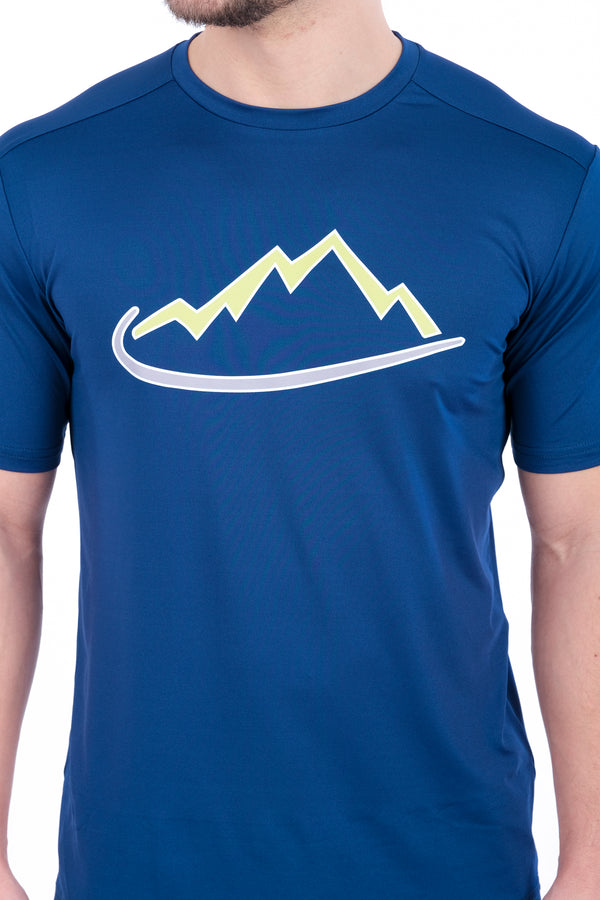 Blue Logo (Neon/Grey) T-Shirt