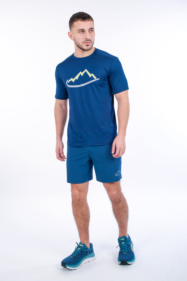 Blue Logo (Neon/Grey) T-Shirt