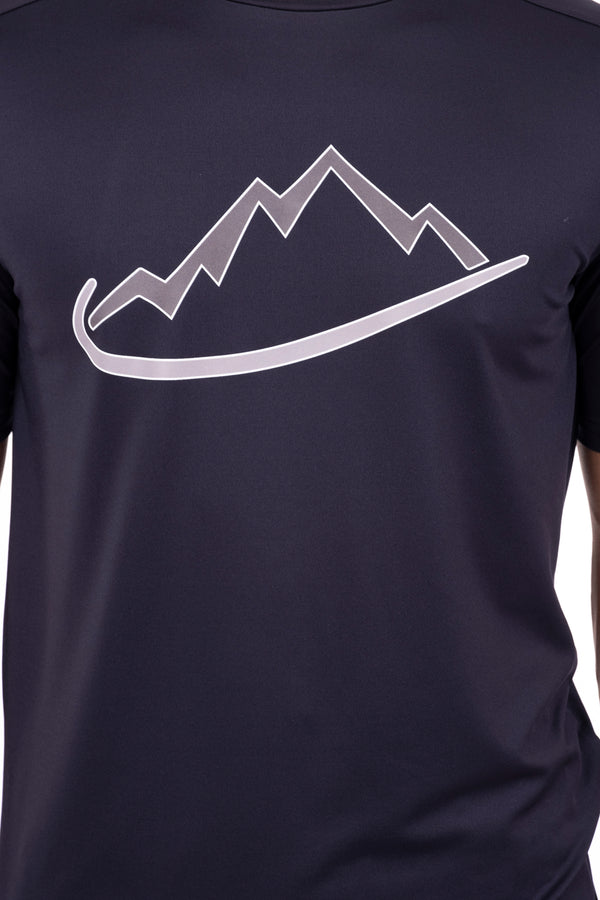 Navy Logo (Grey/Grey) T-Shirt