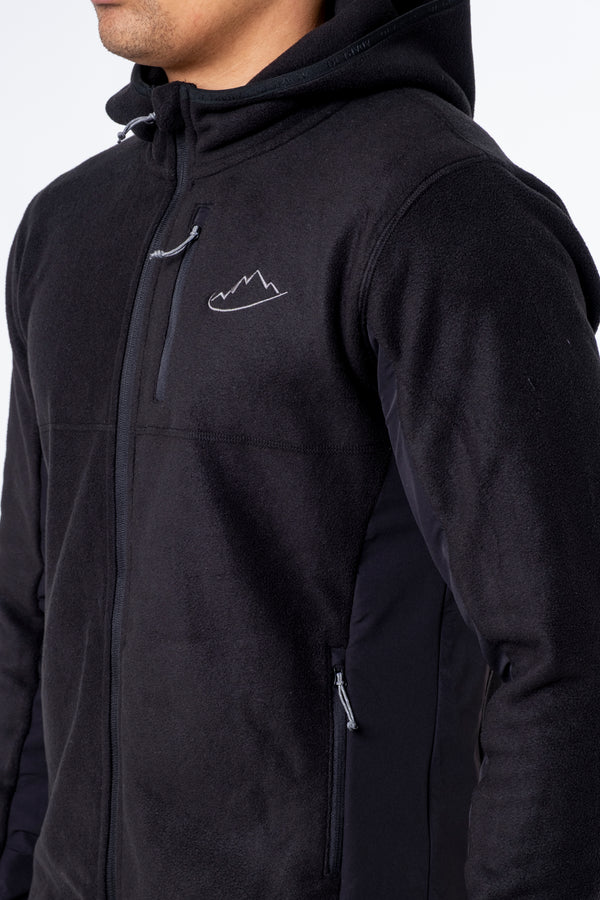 Junior Black Summit Fleeced Jacket