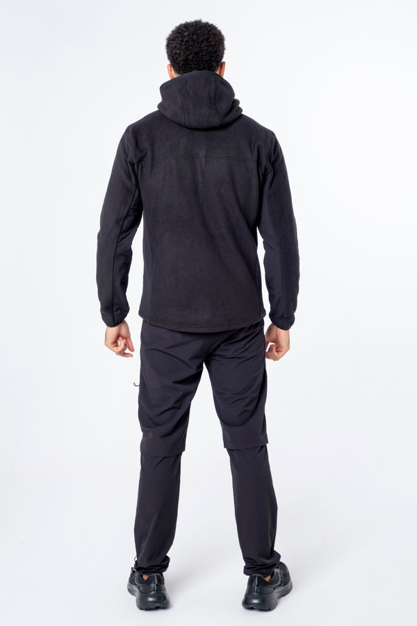 Junior Black Summit Fleeced Jacket