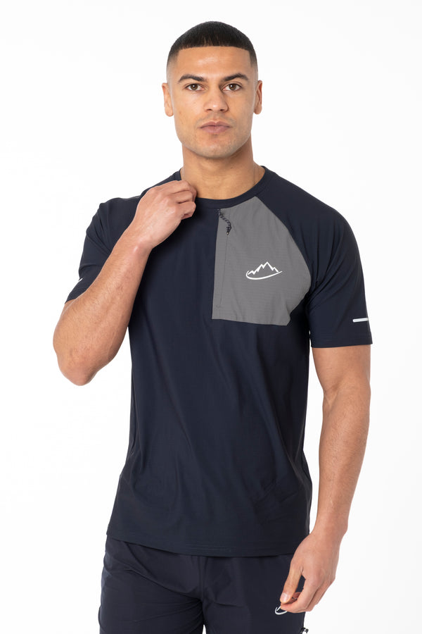 Junior Navy / Grey Verto T-Shirt