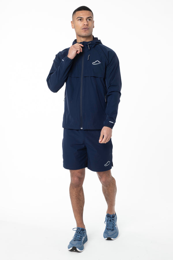 Navy Exel Jacket / Shorts Set