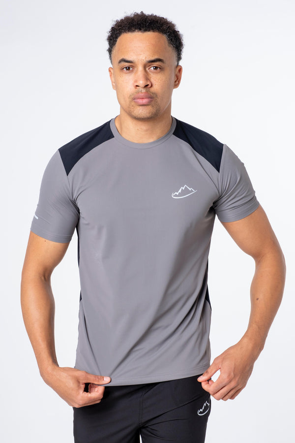 Junior Grey / Black Elevate T-Shirt