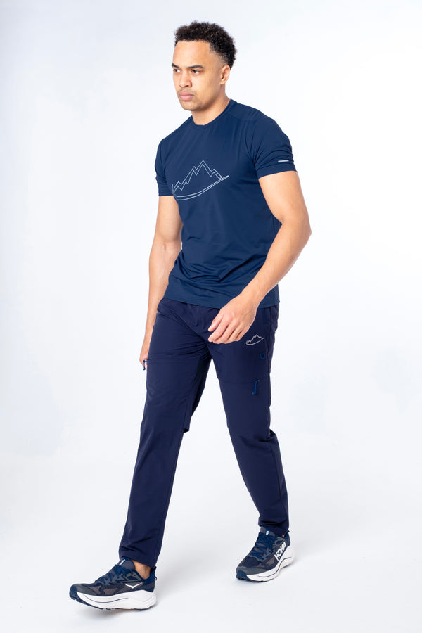 Navy Reflective Logo T-Shirt