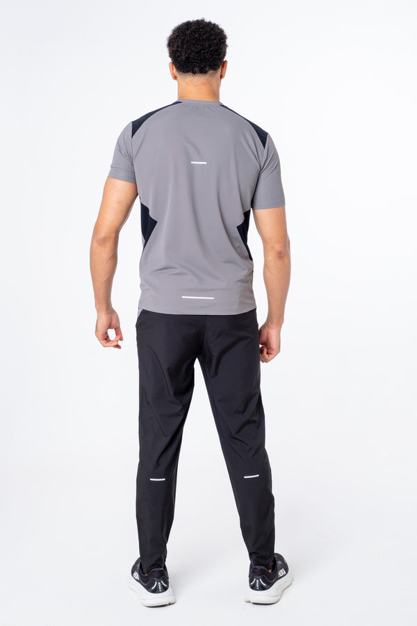 Junior Grey / Black Elevate T-Shirt