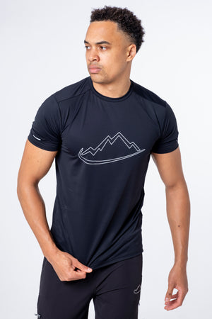 Black Reflective Logo T-Shirt