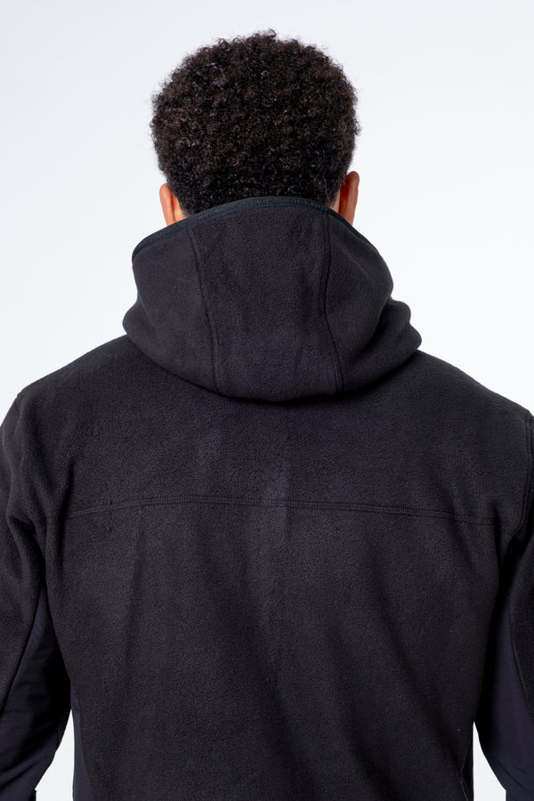 Junior Black Summit Fleeced Jacket