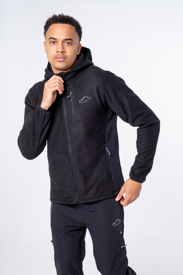 Junior Black Summit Fleeced Jacket