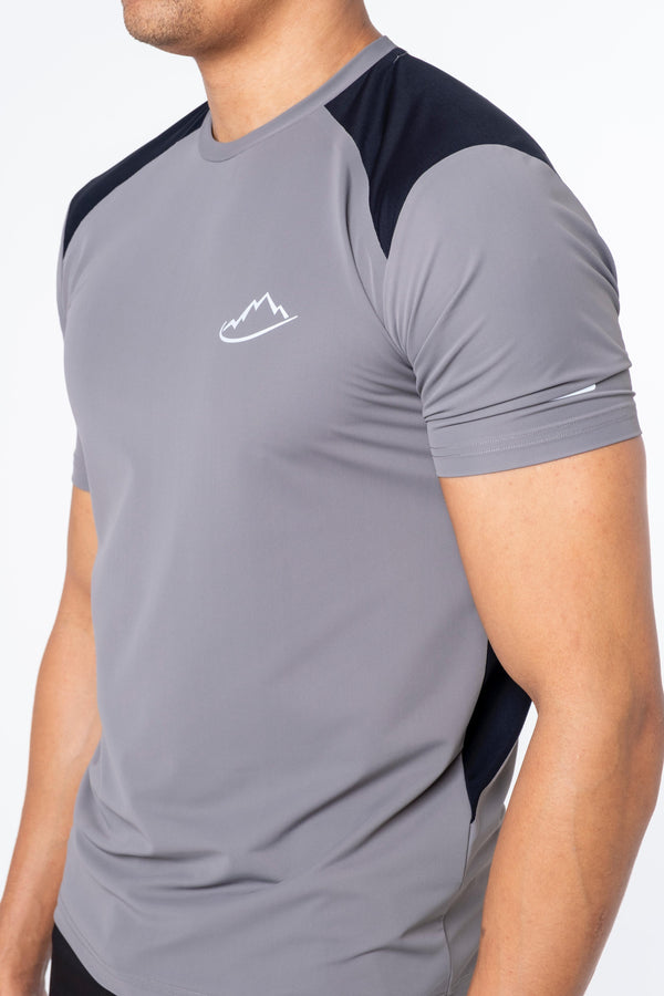 Junior Grey / Black Elevate T-Shirt