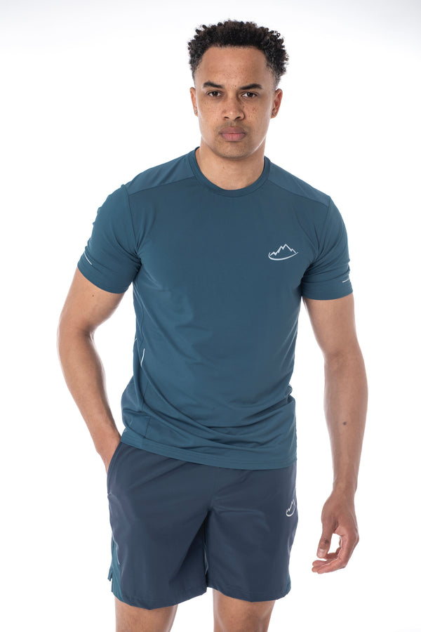 Junior Teal Divide T-Shirt