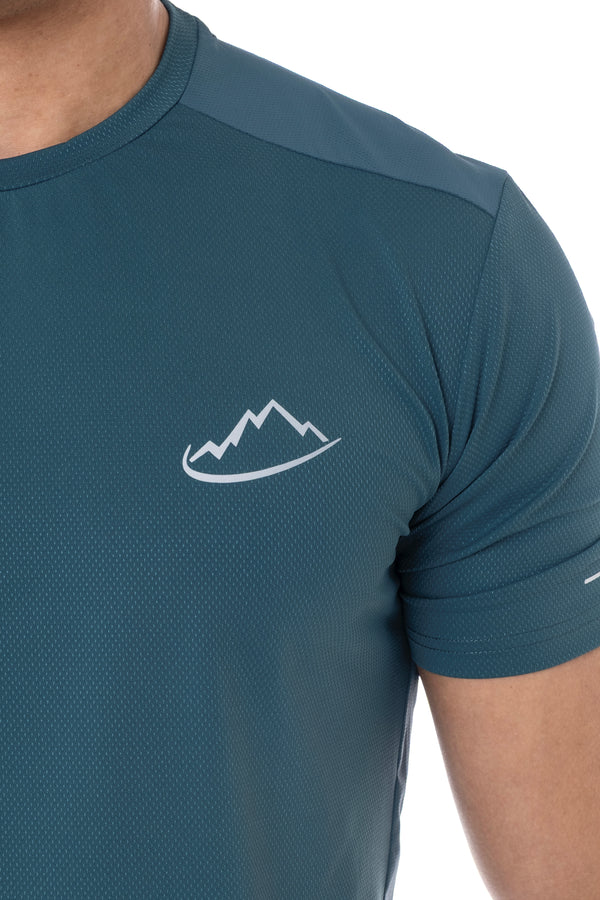 Junior Teal Divide T-Shirt