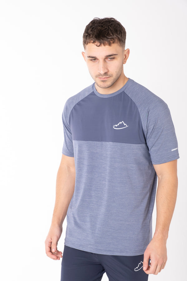 Junior Blue Panel T-Shirt