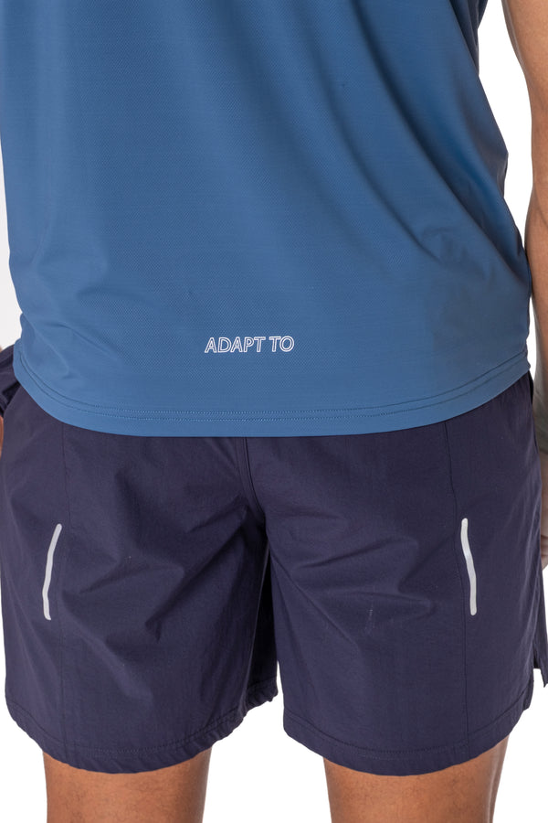 Mid Blue Reflective Logo T-Shirt