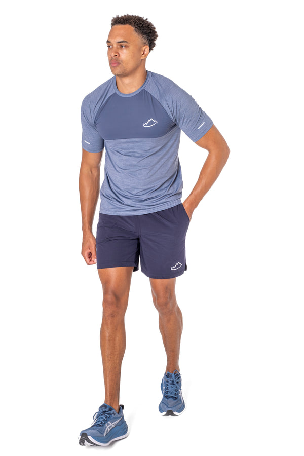 Blue Panel T-Shirt