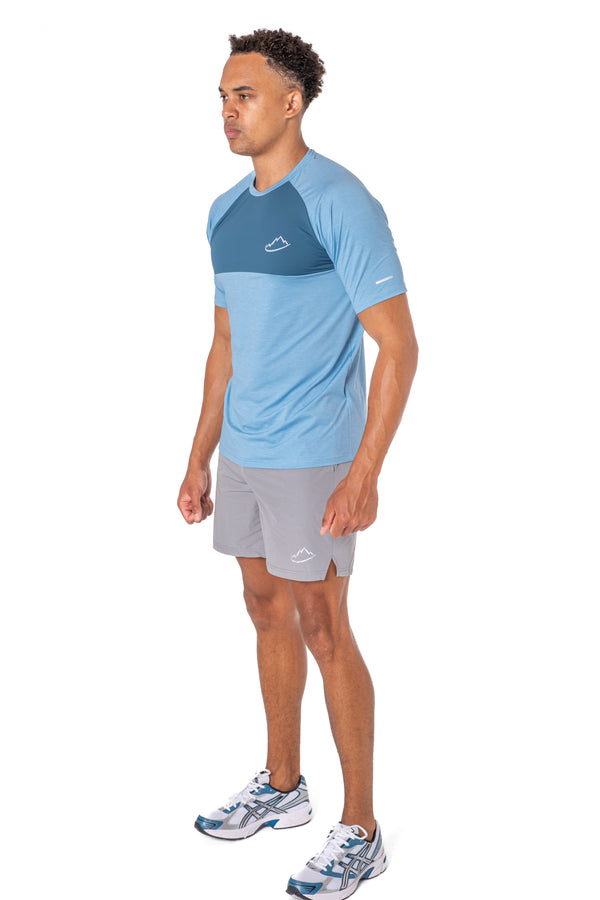 Teal Panel T-Shirt