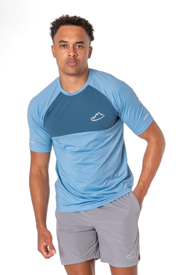 Teal Panel T-Shirt