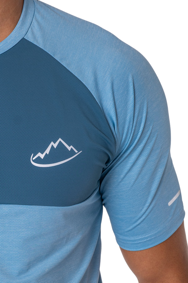 Teal Panel T-Shirt