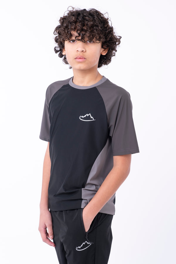 Junior Black / Grey Division T-Shirt