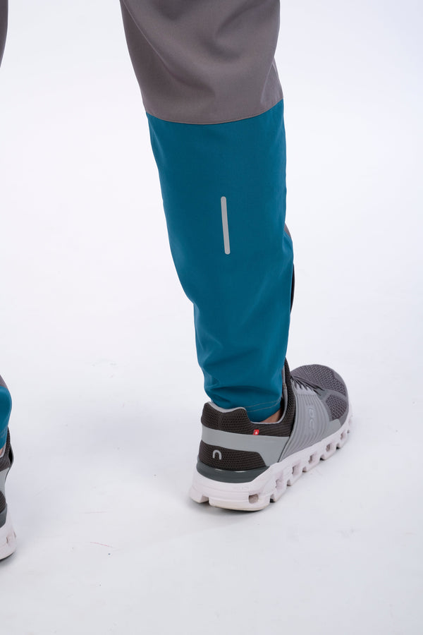 Junior Grey / Teal Running 2.0 Pants