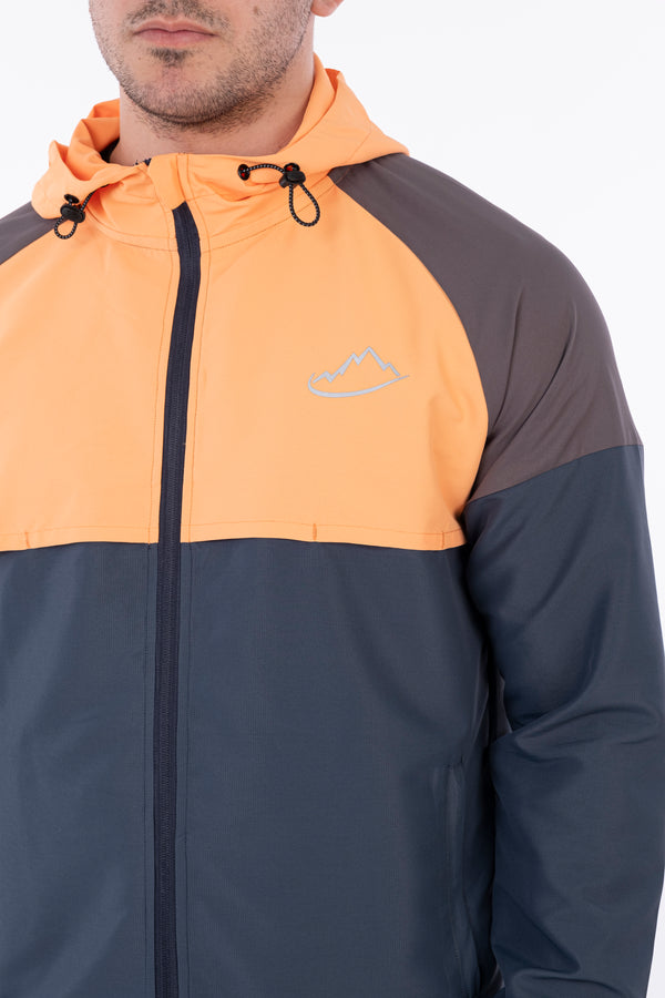 Orange / Grey / Blue Annek Windbreaker