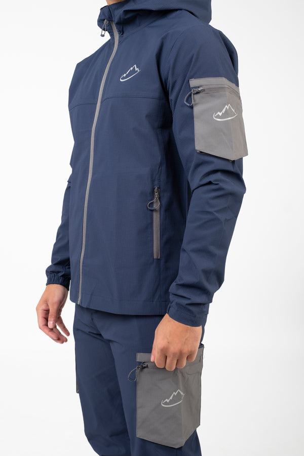 Navy Trek Tracksuit Set
