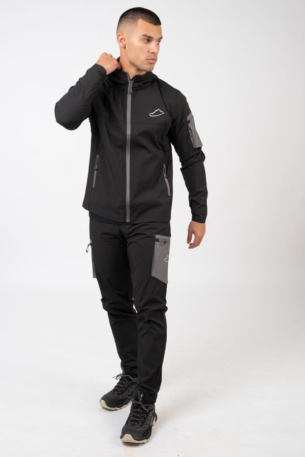 Black Trek Tracksuit Set