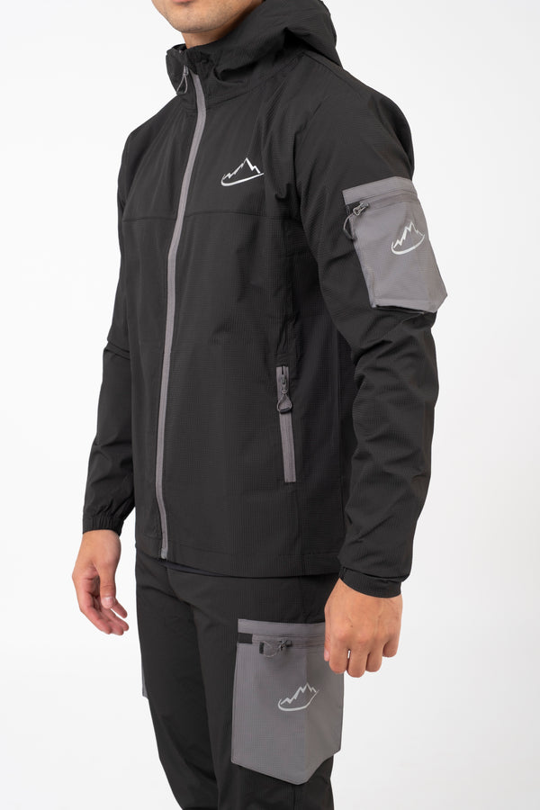 Black Trek Tracksuit Set