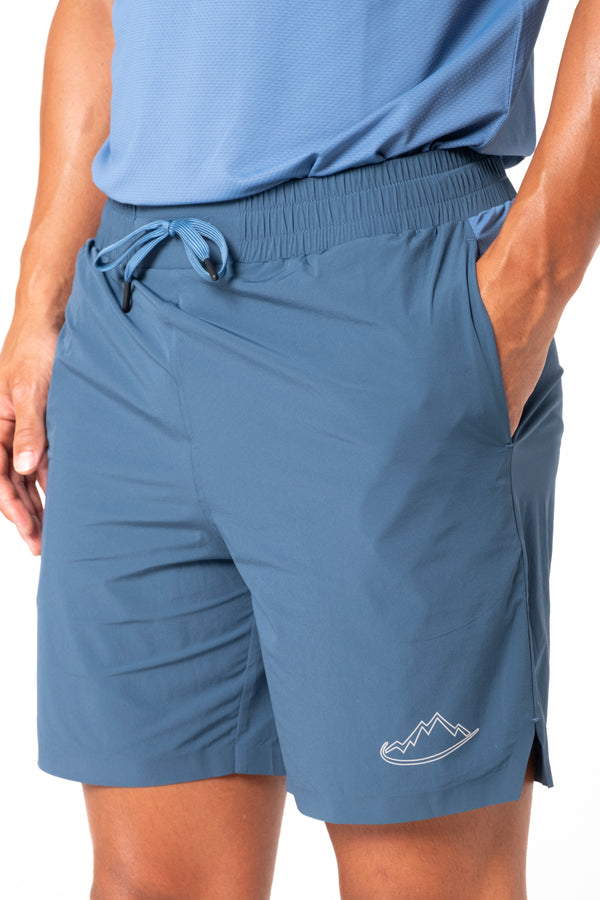 Blue Vortex Jacket / Shorts Set