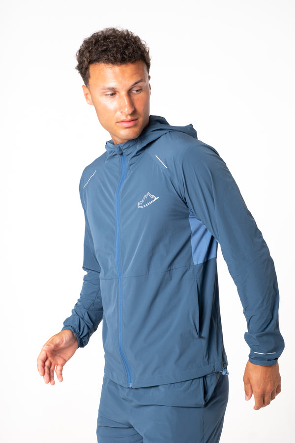 Blue Vortex Jacket / Shorts Set