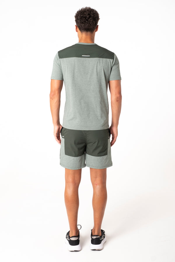 Green FLY-R 2.0 T-Shirt / Shorts Set