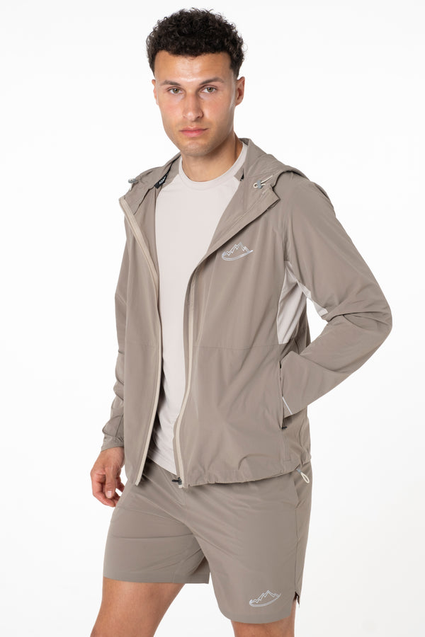 Mocha / Beige Vortex Jacket