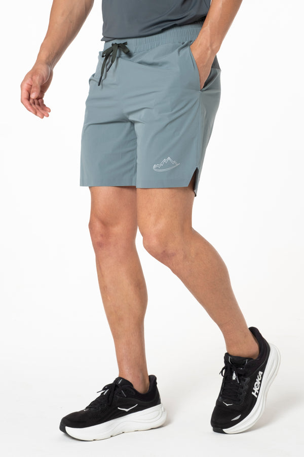 Teal Vortex Jacket / Shorts Set