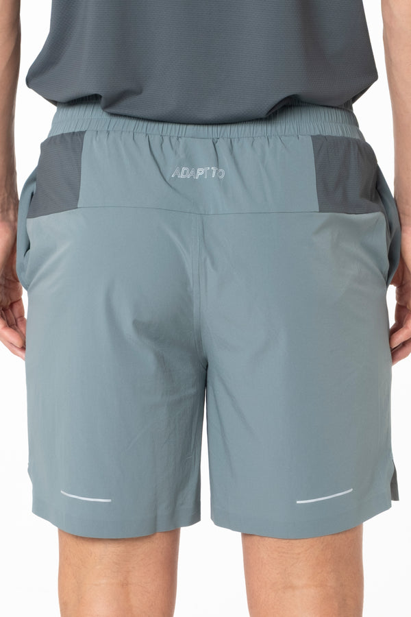 Teal Vortex Jacket / Shorts Set