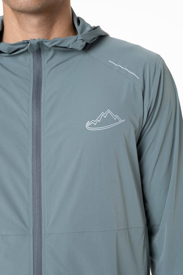 Teal Vortex Jacket / Shorts Set