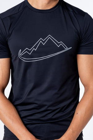 Black Reflective Logo T-Shirt