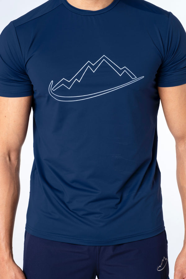 Navy Reflective Logo T-Shirt