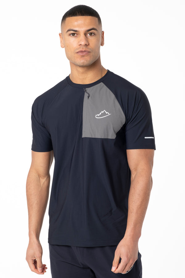 Navy Verto Shorts / T-Shirt Set