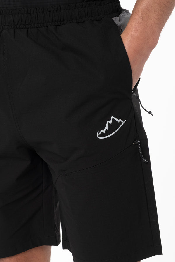Junior Black Verto Cargo Shorts