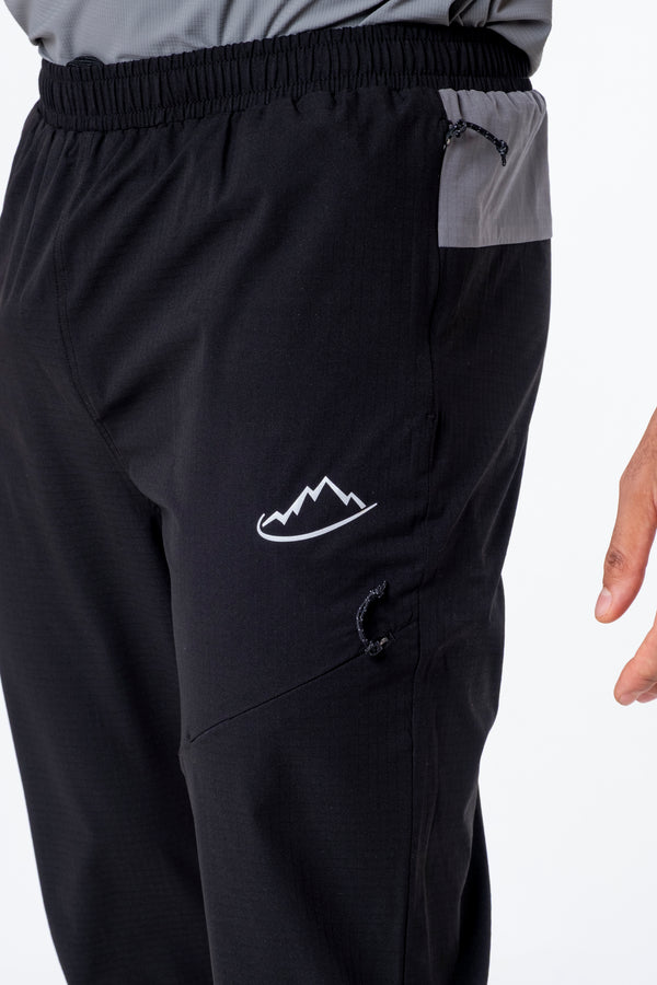 Junior Black / Grey Verto Pants