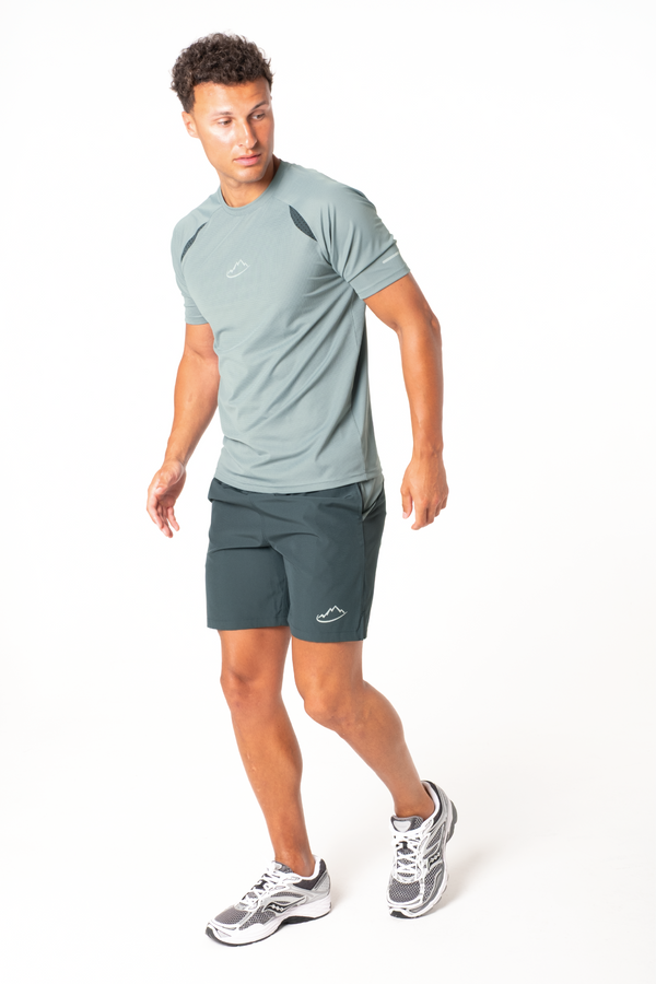 Steel Green / Sacramento SQ T-Shirt / Shorts Set