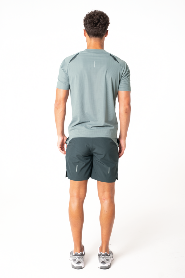 Steel Green / Sacramento SQ T-Shirt / Shorts Set